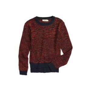 Miss Me Girl's M Medium Pullover Sweater Knitted Multicolor Mixed Patterns